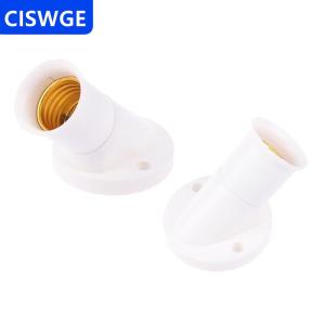 [COD] CISWGE AUTOPARTS New vít đèn cơ sở Diagonal vít cổng Đèn chủ socke cơ sở ánh sáng bóng đèn 45 độ E27 ổ cắm chủ Adapter
