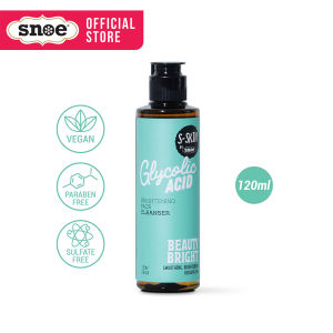 SNOE S-SKIN GLYCOLIC ACID BRIGHTENING FACE CLEANSER