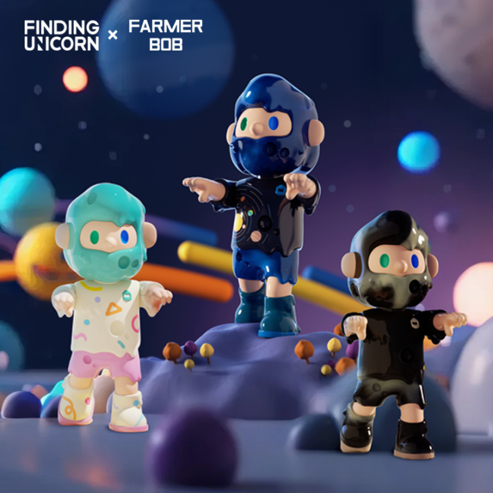 FINDING UNICORN FARMER BOB VANTA ZOMBIE BOB 150% DAWN SET（Limited