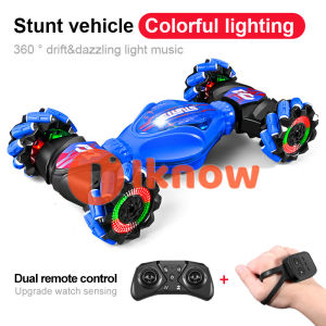 I know Gesture sensing twisted car remote-controlled boy car RC off-road climbing four-wheel drive stunt deformation drift racing car
