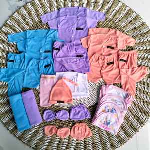 26Pcs Baju bayi baru lahir paket lahiran newborn 0-3 Bulan Serian Cewek