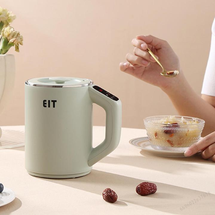Electric Kettle Small Stew Pot Easy to Clean 800ml Water Boiler Tea