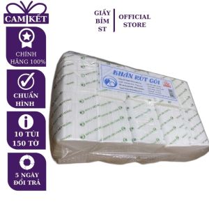 Khăn giấy ăn rút vuông có hương quế thơm 1kg khổ 10 x 10cm cho quán ăn nhà hàng