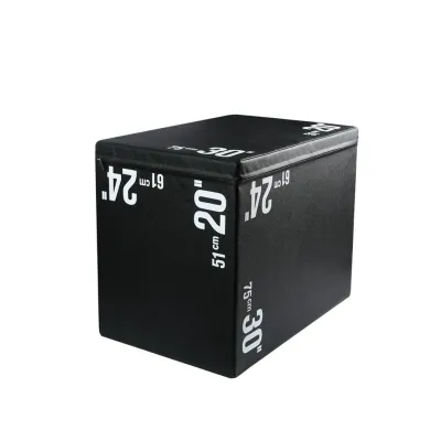 🇸🇬Ready Stock!! 3 in 1 Foam Plyometric Box Jumping Box for Training 20” 24” 30” Non-Slip Plyometric Jump Box for Jumping Trainers Box Squats Steps up Pylo Box