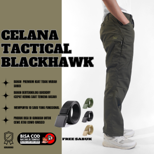 GRATIS SABUK Celana Tactical Panjang Bahan Kuat dan Tidak Mudah Sobek Premium High Quality