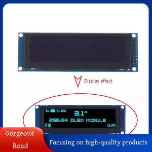 [Gorgeous] Hot Sale 3.12 Inch OLED Display Module SSD1322 256x64 For Arduino STM32 SPI I2C Interface With Pre-soldered Pin Header