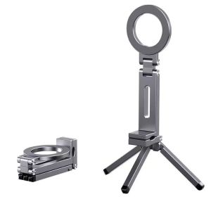 NOBLELUX Stable Grip ic Phone Holder with Clip 360° Rotating Foldable Phone Holder Universal ic Attachment Tripod Holder Phone Photography