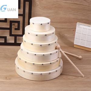 [COD] GUAN กลองกลอง4 6 7 8 9 10นิ้วมือกลองไม้กลองกับไม้กลองชุดดนตรีเกมเด็กของเล่นการศึกษาเครื่องมือเคาะ