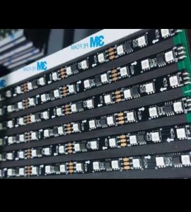 Hiasan dinding strobo kaca 7 baris kaligrafi بسم الله الرحمن الرحيم versi terbaru led WS 2811