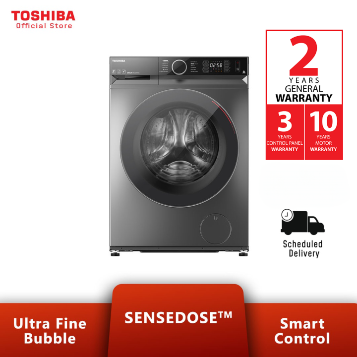 Toshiba TWDBM135GF4M(SK) 12.5/8.0KG SenseDose™ Front Load 2 In 1