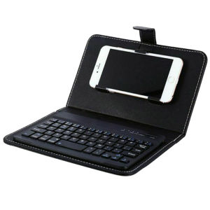 Keyboard Bluetooth Untuk HP Android IOS Konek Via Bluetooth dan Stand / Dudukan HP