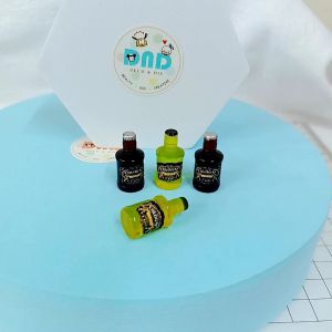树脂 迷你小酒瓶 奶油胶 手机壳 发夹 发绳 钥匙圈 饰品手工材料配件 Resin Charm Bottle Toys Diy Cream Glue Phone Case Hair Clip Handcraft Handmade Jewelry Resin Art Craft Decoration Keychain Diy Material DC634 DND
