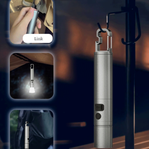 Long Range Hook Flashlight Zoomable Led Flashlight Chargable Super Bright Work Light Water Proof Mini Flashlight Emergency Light