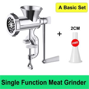 lunn ☬Handheld Manual Meat Grinder Sausage Stuffer Food Processor Chopper Filler Pasta Maker Kitchen Cooking Tools Kitchen厨房用具✵