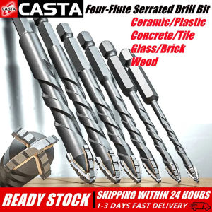 7PCS 4-Blade Saw Tooth Eccentric Drill Bit For Wood/Metal/ConcreteHigh-Speed SteelHeat-ResistantProfessional Rotary Tool Accessory
