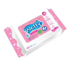 10s Wetty Wet Wipes Odorless With Soft Moisturizing Wet Tissue