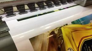 24in x 30m Self Adhesive Wateproof Glossy Inkjet rc Photo Paper Sticker Roll for Pigment printer