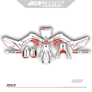 DECAL CRF 150L DESAIN BARU CUSTOM BEBAS WARNA BISA PAKAI NO DAN NAMA