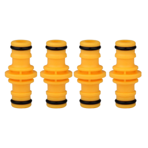 Universal Double Flows Water Pipe Adapter Easy Installation High Temperature Resistant Hose Connector Fitting for Garden