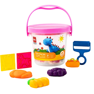 Deli 7022 colored clay 12 Colors