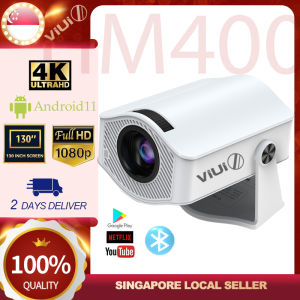 [Local Seller] New HM400pro Projector Portable LED Projector 200 lumens Android 11 Dual wifi 2.4G/5G Bluetooth 5.0 1080p