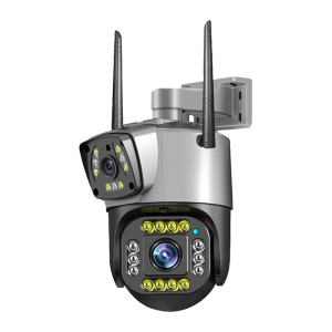 Dual Lens WIFI Camera Dual Different Images CCTV Wireless Outdoor Waterproof Auto Tracking Color Night Vision CCTV Surveillance Camera