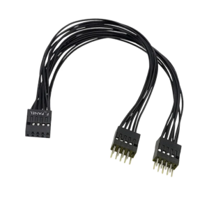 Motherboard Splitter Cable Switcher Adapter For PC Power Resetting Extension Cable 9Pin Female To 2 Port Male Switcher