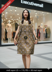 BEST SELLER! Daster Rayon Premium MIDI (LD 110) ADEM JATUH Stok Cepat Habis! / Baju wanita / Daster midi / baju tidur rayon / bisa pilih motif dan warna / COD