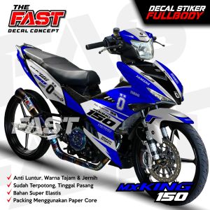 Decal MX KING 150 OLD Fullbody Ohlins Racing Cutom Sticker Striping Decal Yamaha MX KING LAMA Sticker Decal JUPITER MX KING LAMA Sticker MX KING OLD striping MX KING OLD YAMAHA Ohlins Racing Custom