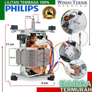 DINAMO BLENDER PHILIP HR 2115/ 2116/ 2061/ 2071 | MOTOR BLENDER PHILIPS | DINAMO MOTOR BLENDER PHILIP - WINDO