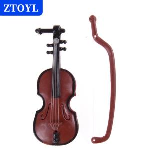 [COD]🔥🔥🔥ZTOYL 1:12 Dollhouse Miniature Violin Musical Instruments Collection DIY Decor Gift