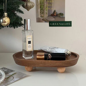 【Fei_fei】ชั้นวางของ ถาดไม้ อเนกประสงค์ พร๊อพถ่ายรูป เก็บของ ใส่ของ ถาดเก็บของ ถาดไม้สไตล์ธรรมชาติ