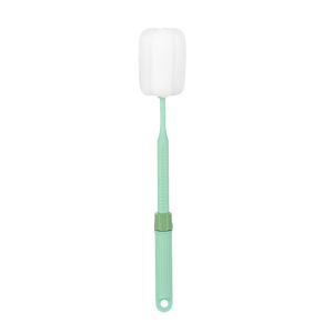ZENi Sponge Brush | Glass Bottle Cleaning Sponge With Adjustable Handle | Melamine Sponge Brush