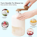 Portable Mini Manual Ice Crusher Ice Shaver Machine Snow Crushed Hand Crank Ice Breaker Household. 