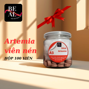 Combo 100 viên cám dán artemia giàu dinh dưỡng không lo đục nước Betta And Love