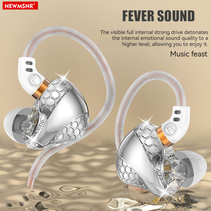 Newmsnr Fever Sound Earphones With Mic Professional Heavy Bass