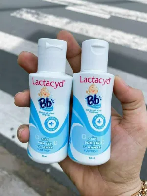 Set 5 chai Sữa tắm gội ngừa rôm sảy cho bé Lactacyd BB 60ml