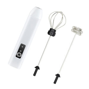 OOKAS Powerful Handheld Electric Mixer 3 Speed Coffee Milk Frother Mixer For Bakin White And Black electric frother Egg beater blender