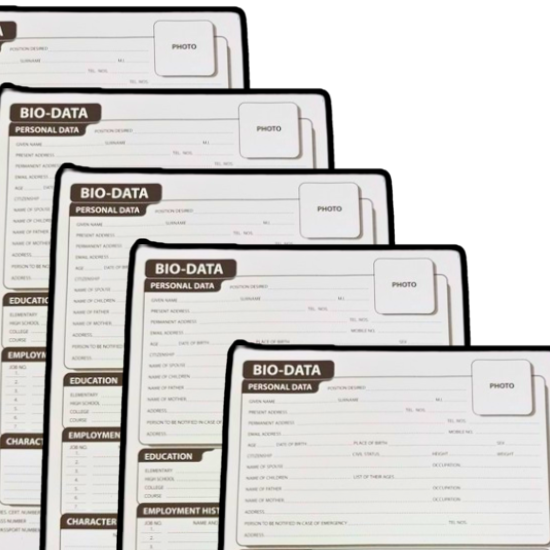 Jolly BIO DATA Forms | Lazada PH
