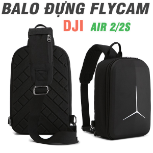 Balo túi đựng flycam DJI AIR2 / AIR 2S và phụ kiện túi đựng có xốp cứng chống sốc - phụ kiện Flycam (drone)