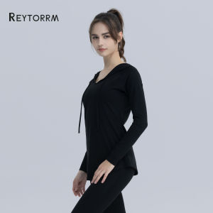 Reytorrm Hoodie Olahraga Wanita Lengan Panjang Hijab Sport Kaos Sport (WT001)