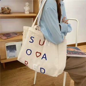 2025 NEW ARRIVAL stylish minimalist printed shopping one shoulder tote bag student 03295