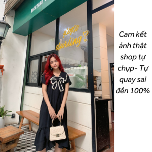Váy bầu - đầm bầu -Váy big size thời trang thiết kế (ảnh thật-clip thật cận chất) chất cát hàn không nhăn siêu mát Q0002