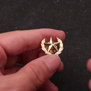 Stylish Wheat And Star Emblem Brooch Alloy Vintage Pin Wheat Star Brooch Pin For Clothing Accessories Lapel Decors