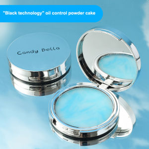 Bilian Candy Bella Blue Sky Cloud Makeup Setting Cream with Powder Puff Oil Control Cover Pores Waterproof Silky Delicate and Skin Friendly Texture Natural Nude Makeup Long-lasting Face Makeup
