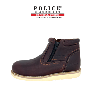 Police 92928 | Mens 4.5" Premium Safety Work Boots with Steel Toe Cap Steel Plate Goodyear Welt  Genuine Top Grain Leather