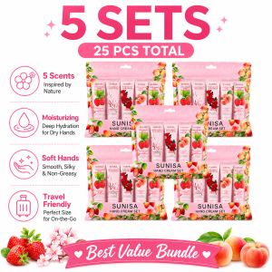 SUNISA Hand Cream Gift Set 30g*4 Moisturize Essence Brighten Skin Non-Greasy