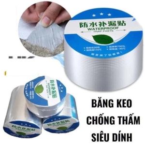 Băng keo chống thấm băng dính chống thấm siêu dính không thể bong tróc Bản Rộng 5cm Cuộn Dài 5m Vuadienmay