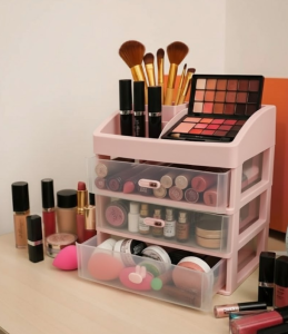 AVINAS SMALL SIZE Desktop Cosmetics Makeup Storage Box Organizer