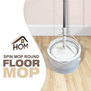 HOM Spin Mop Round- Separate Clean and Dirty Water
